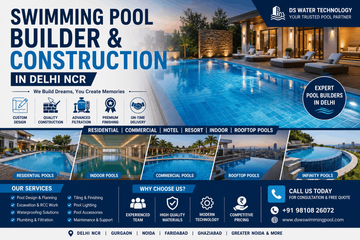 Swimming Pool Builder & Construction Company in Delhi NCR