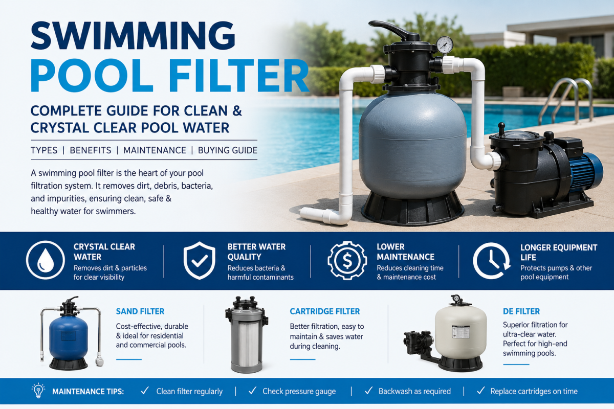 Swimming Pool Filter Guide: Types, Benefits & Maintenance